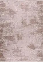 Avinlasen Modern Kahverengi Akrilik Makine Halısı