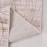 Coria Modern Krem Akrilik Makine Halısı - Görsel 3