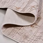 Coria Modern Krem Akrilik Makine Halısı - Görsel 4