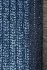 Priola Modern Mavi Polyester Makine Halısı - Görsel 3