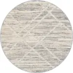 Navigli Geometrik Bej Polyester ve Pamuklu Yıkanabilir Kaydırmaz Taban Dijital Baskı Halı - Görsel 7