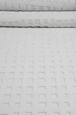 Beito Modern Beyaz Polyester Makine Halısı - Görsel 5