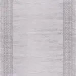 Humanes Çerçeveli Gri Akrilik Makine Halısı