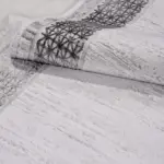 Almazan Çerçeveli Gri Akrilik Makine Halısı - Görsel 5