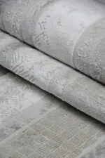 Sens Çerçeveli Bej Akrilik Makine Halısı - Görsel 6