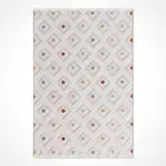 Gumiel Geometrik Multi Polyester Kaydırmaz Tabanlı Makine Halısı - Görsel 2