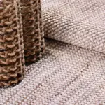 Liceras Bukle  Modern Bej Polyester Kaydırmaz Tabanlı Makine Halısı - Görsel 6