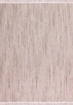 Liceras Bukle  Modern Bej Polyester Kaydırmaz Tabanlı Makine Halısı