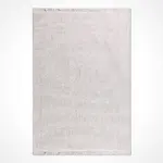 Atienza Bukle Modern Beyaz Polyester Kaydırmaz Tabanlı Makine Halısı - Görsel 2