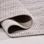 Sienes Bukle Modern Gri Polyester Kaydırmaz Tabanlı Makine Halısı - Görsel 4