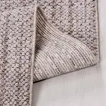 Baraona Bukle Modern Koyu Gri Polyester Kaydırmaz Tabanlı Makine Halısı - Görsel 3