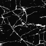 Torre Modern Siyah Polyester ve Pamuklu Yıkanabilir Kaydırmaz Taban Dijital Baskı Halı - Görsel 5