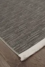 Capo Modern Antrasit Akrilik Makine Halısı - Görsel 2