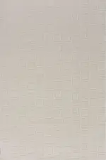 Carson Modern Beyaz Polyester Makine Halısı