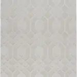 Fours Modern Bej Polyester Makine Halısı