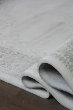 Cerano Çerçeveli Bej Göbekli Polyester Makine Halısı - Görsel 7