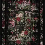 Born Desenli Siyah Polyester ve Pamuklu Yıkanabilir Kaydırmaz Taban Dijital Baskı Halısı Born Desenli Siyah Polyester ve Pamuklu Yıkanabilir Kaydırmaz Taban Dijital Baskı Halısı