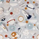 Sirnach Figürlü Multi Polyester Pamuk Tabanlı Çocuk Halısı