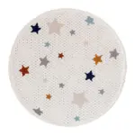 Singen Figürlü Multi Polyester Pamuk Tabanlı Yuvarlak Çocuk Halısı - Görsel 2