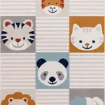 Lenzburg Figürlü Multi Polyester Pamuk Tabanlı Çocuk Halısı