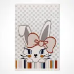 Rafz Figürlü Multi Polyester Pamuk Tabanlı Çocuk Halısı - Görsel 2