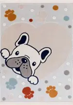 Lindau Figürlü Multi Polyester Pamuk Tabanlı Çocuk Halısı