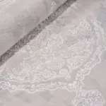 Elvas Klasik Göbekli Gri Polipropilen ve Polyester Makine Halısı - Görsel 5