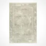 Cuervo Çerçeveli Krem Polipropilrn ve Polyester Makine Halısı - Görsel 2