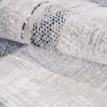 Munera Çerçeveli Gri Polipropilen ve Polyester Makine Halısı - Görsel 5