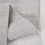 Caspe Modern Gri Polyester  Makine Halısı - Görsel 3