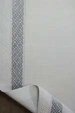 Mora Çerçeveli Krem Akrilik Makine Halısı - Görsel 4