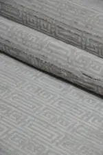 Foix Modern Krem Akrilik Makine Halısı - Görsel 6