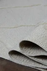 Stonor Modern Beyaz Polyester Makine Halısı - Görsel 6