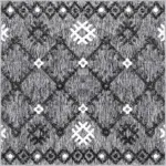 Savoia Geometrik Gri Polyester ve Pamuklu Yıkanabilir Kaydırmaz Taban Dijital Baskı Halı - Görsel 5