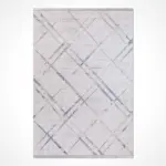 Sesia Modern Gri Triko Akrilik Pamuk Atkılı Makine Halısı - Görsel 2