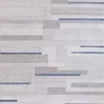 Olmeto Modern Gri Triko Akrilik Pamuk Atkılı Makine Halısı