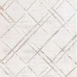 Sterpeto Geometrik Krem Triko Akrilik Pamuk Atkılı Makine Halısı