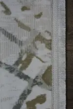 Drap Modern Bej Akrilik Makine Halısı - Görsel 3