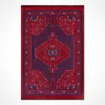 Genthin Klasik Göbekli Pamuklu ve Polyester Makine Halısı - Görsel 2