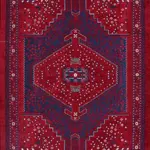 Genthin Klasik Göbekli Pamuklu ve Polyester Makine Halısı