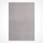 Gaudens Modern Gri Akrilik Kaydırmaz Tabanlı Makine Halısı - Görsel 2