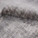 Foix Modern Koyu Gri Akrilik Kaydırmaz Tabanlı Makine Halısı - Görsel 5