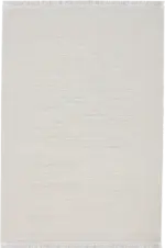 Terme Çerçeveli Krem Akrilik Makine Halısı