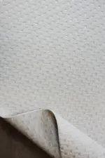 Diou Modern Krem Polyester Makine Halısı - Görsel 4