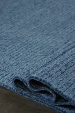 Priola Modern Mavi Polyester Makine Halısı - Görsel 6