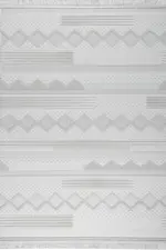 Radon Modern Krem Polyester Makine Halısı