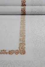 Forton Çerçeveli Krem Akrilik Makine Halısı - Görsel 5