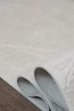 Pulsano Modern Krem Akrilik Makine Halısı - Görsel 4