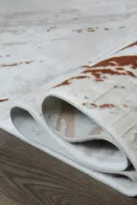 Gendt Modern Krem Akrilik Makine Halısı - Görsel 6