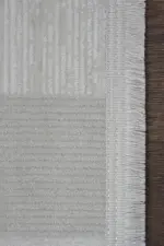 Racale Modern Krem Akrilik Makine Halısı - Görsel 3